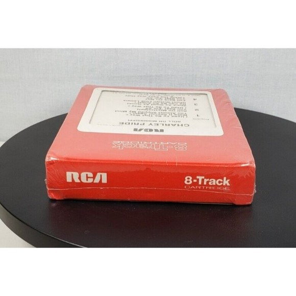 Charley Pride 8-Track Tape (Roll on Mississippi) - NOS, Rare Factory Sealed 1981 - Picture 9 of 11